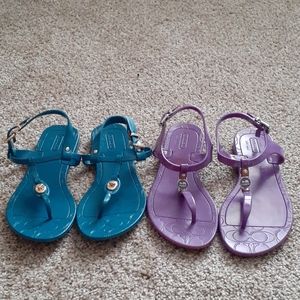 Coach Jelly Sandals